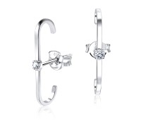 Silver Stud Earring STS-3733